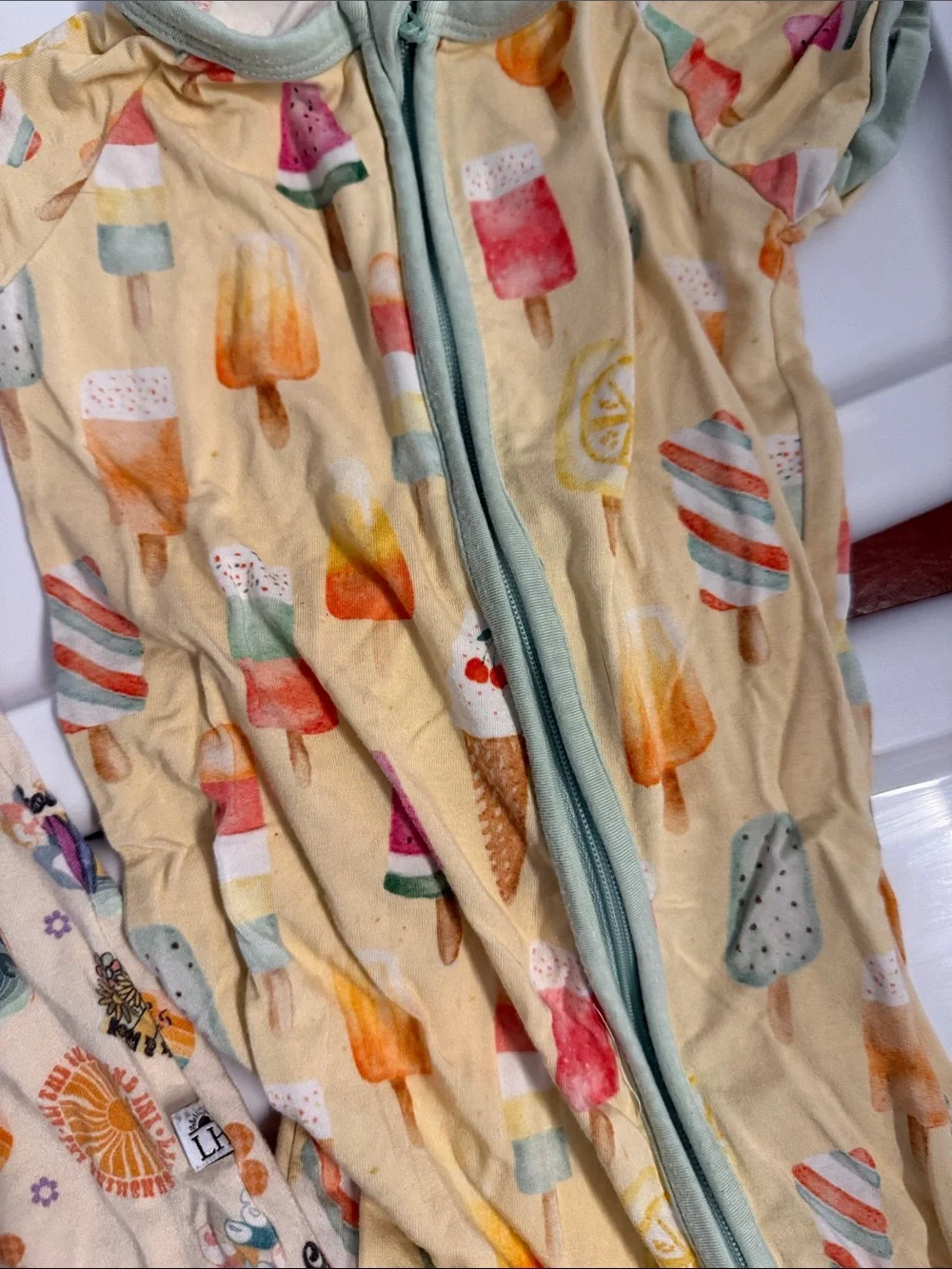 Bamboo rompers/ shortie pajamas
